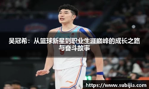 吴冠希：从篮球新星到职业生涯巅峰的成长之路与奋斗故事
